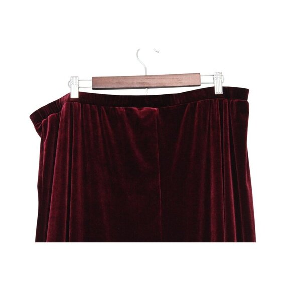 Y2K Velvet Maxi Skirt Size 24 26 Witchy Whimsigoth Fairy Grunge Romantic Stretch - Picture 8 of 10